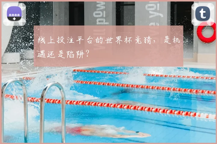 线上投注平台的世界杯竞猜,是机遇还是陷阱?